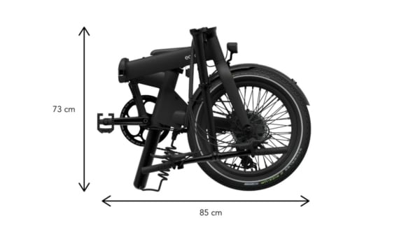 vélo pliant électrique Eovolt UTO Afternoon bleu ocean taille