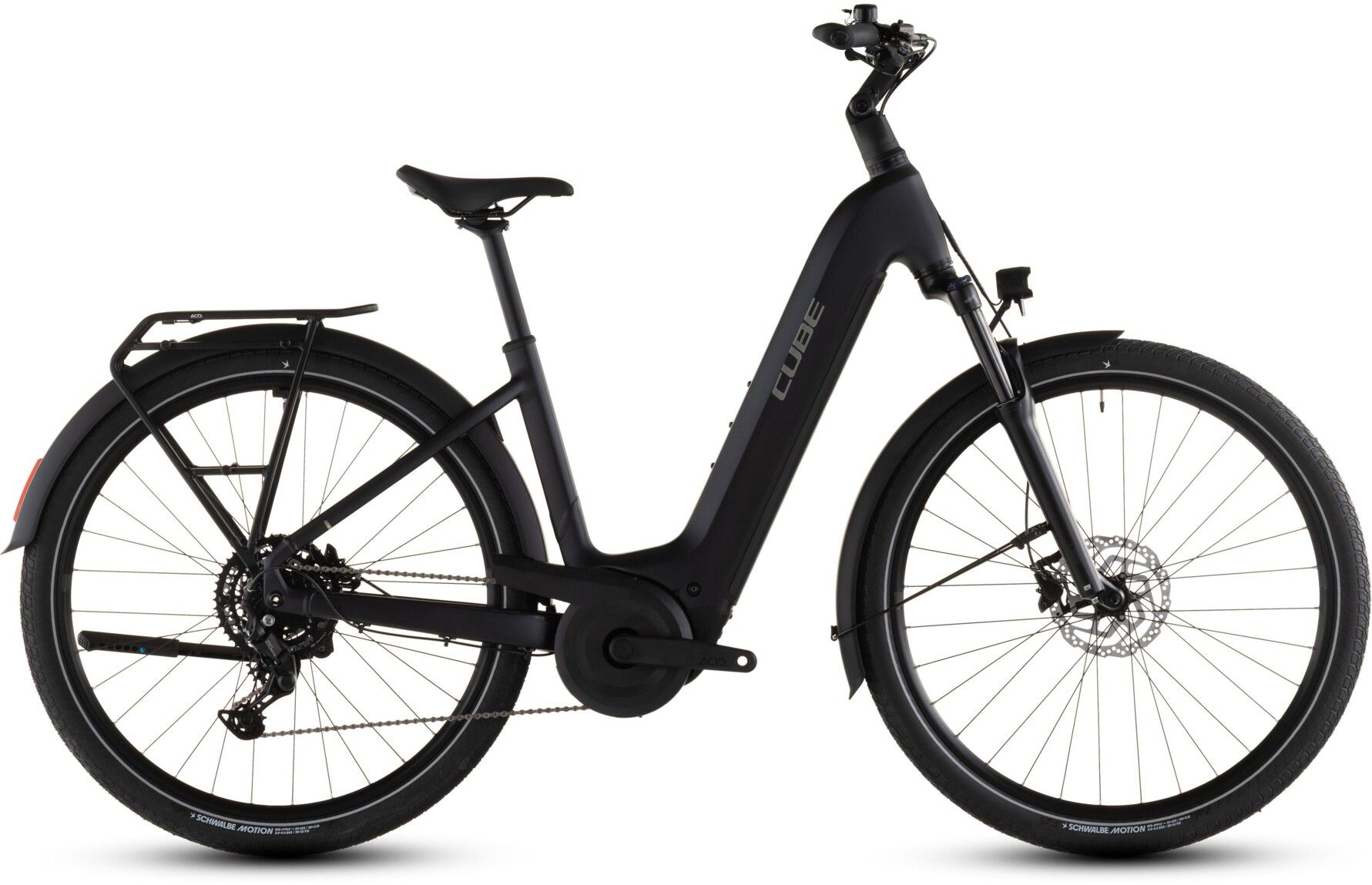 vélo électrique Cube Touring Hybrid ONE 600 coal´n´chrome