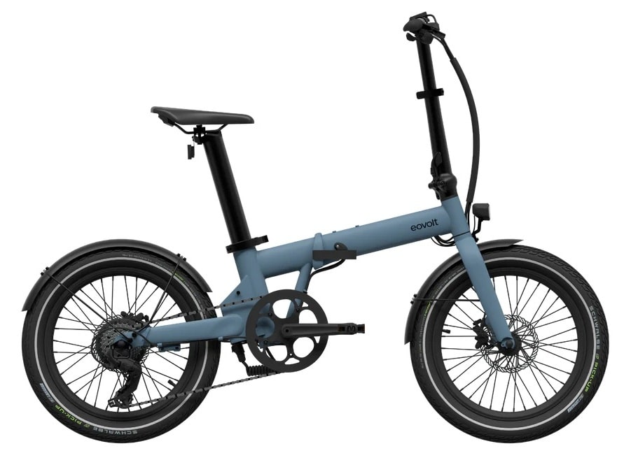 vélo électrique pliant eovolt uto afternoon bleu ocean