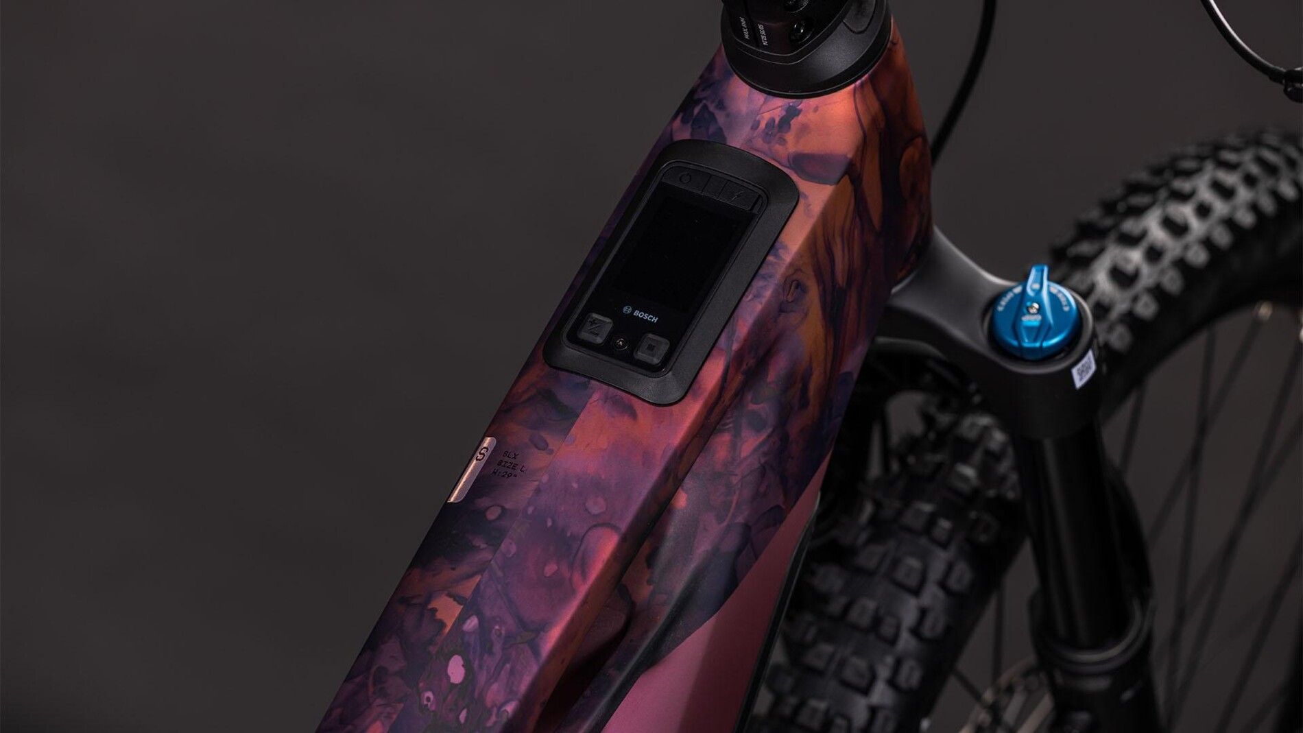 vtt électrique cube stereo hybrid one 44 hpc slx 800 cadre