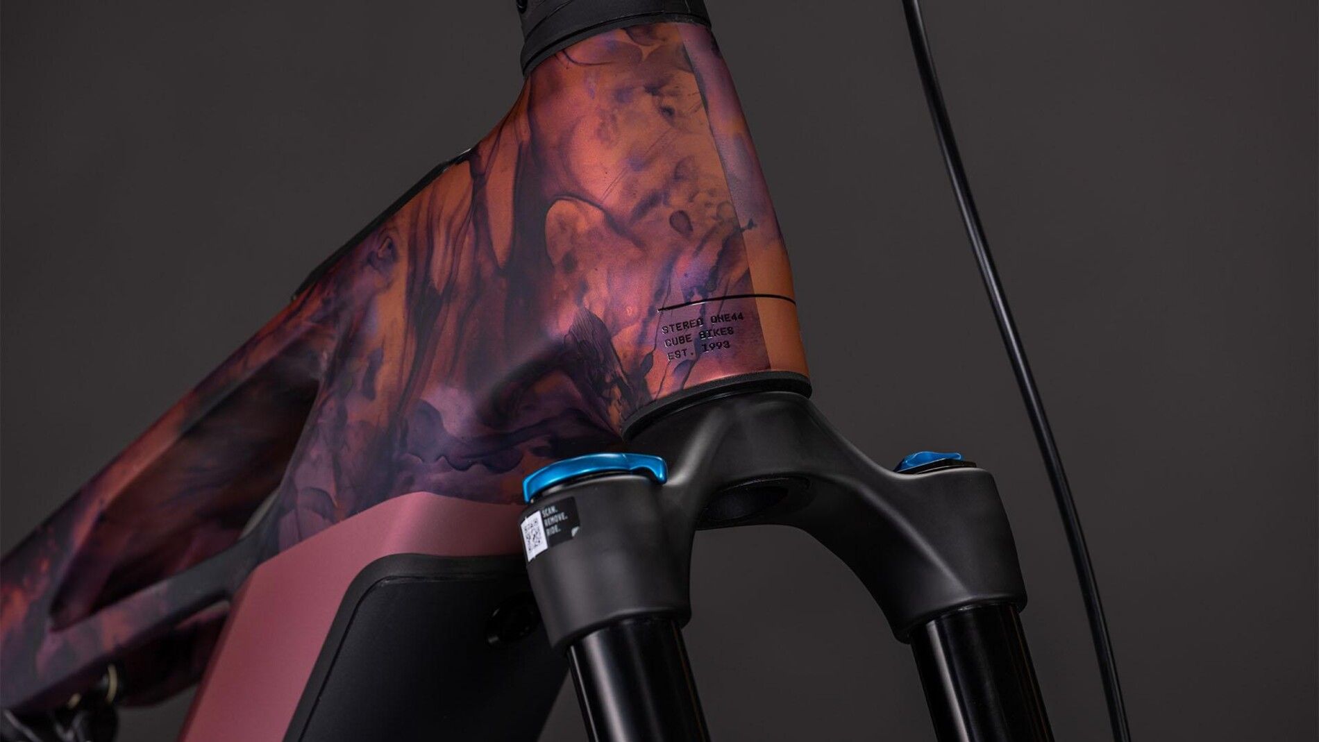 vtt électrique cube stereo hybrid one 44 hpc slx 800 fourche