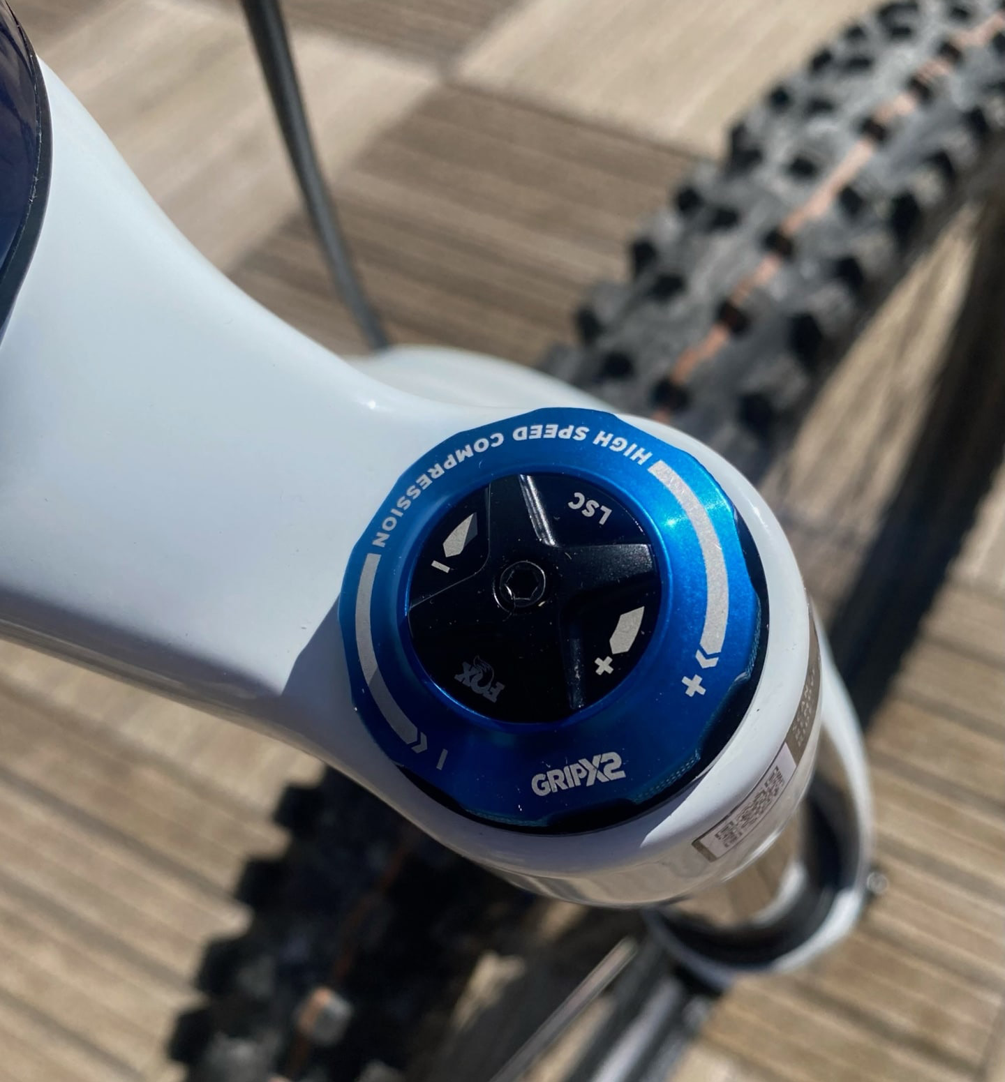 Réglage fourche FOX vtt électrique cube stereo hybrid one 77 hpc AT 800 Wh