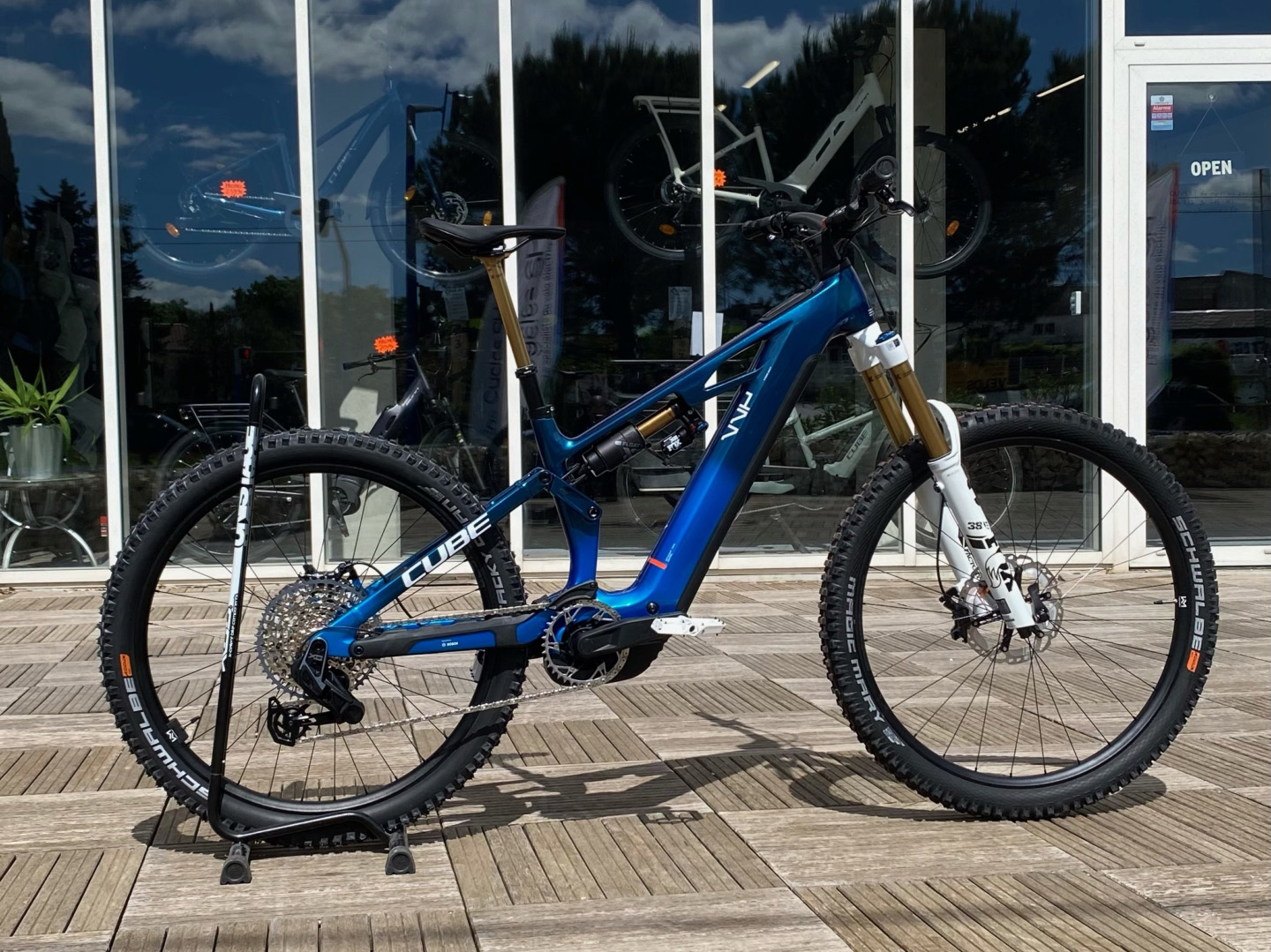 vtt à assistance électrique cube stereo hybrid one 77 hpc AT 800 Wh