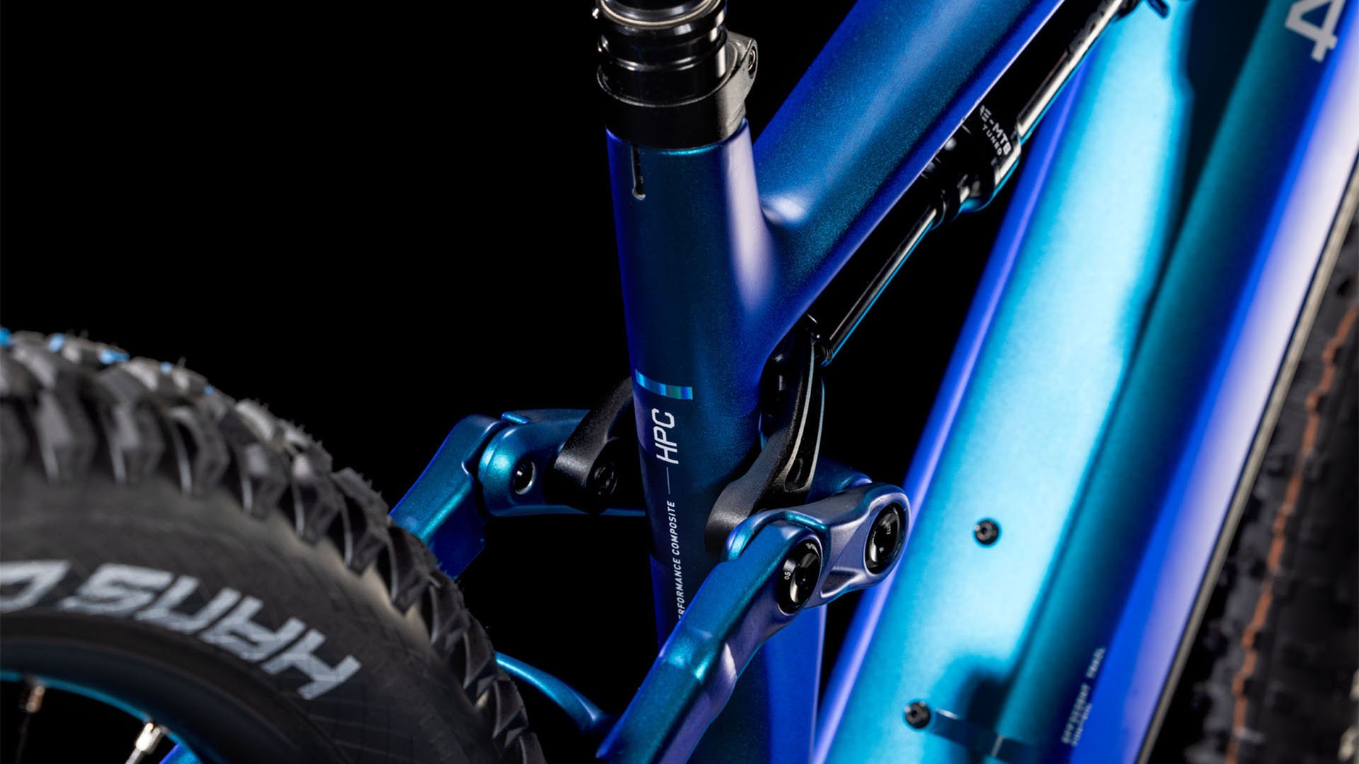 vtt électrique cube stereo hybrid one 44 slx amortisseur arrière