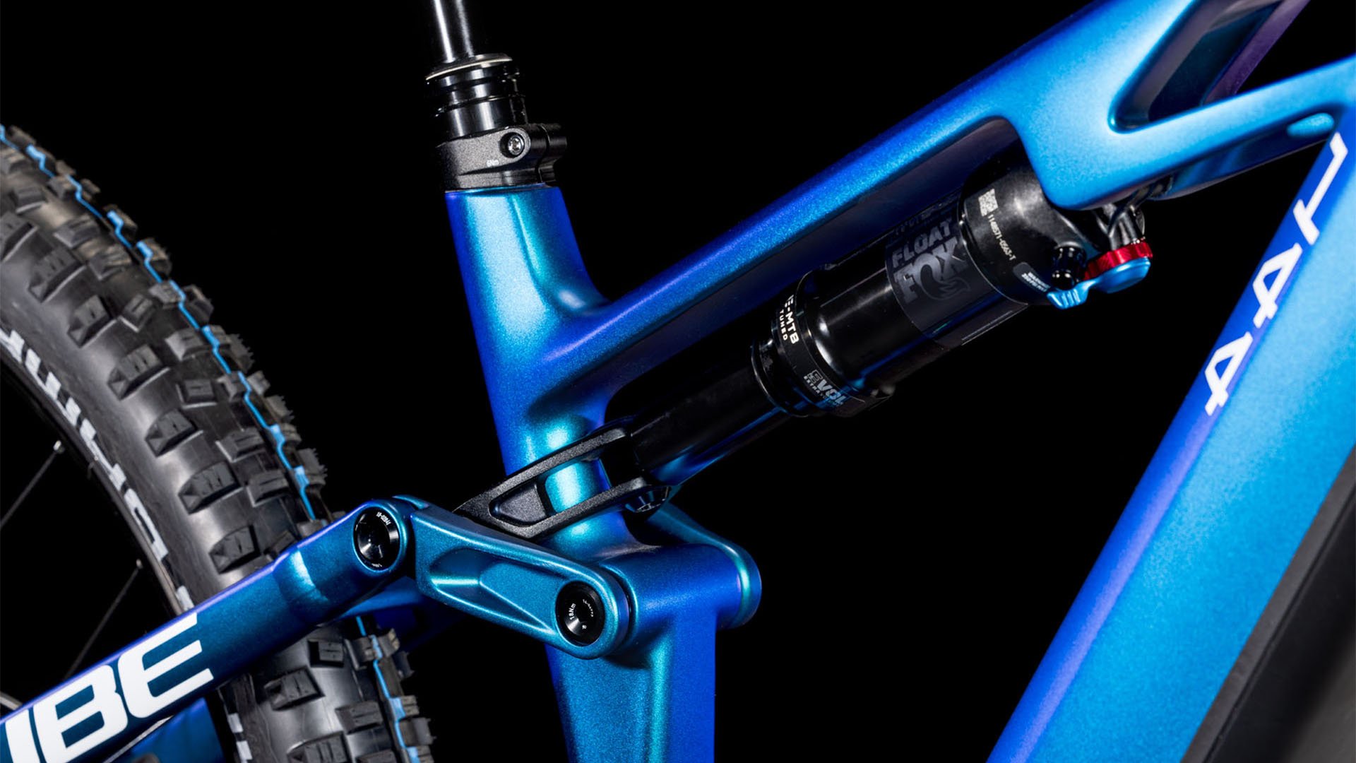 vtt électrique cube stereo hybrid one 44 slx tige de selle