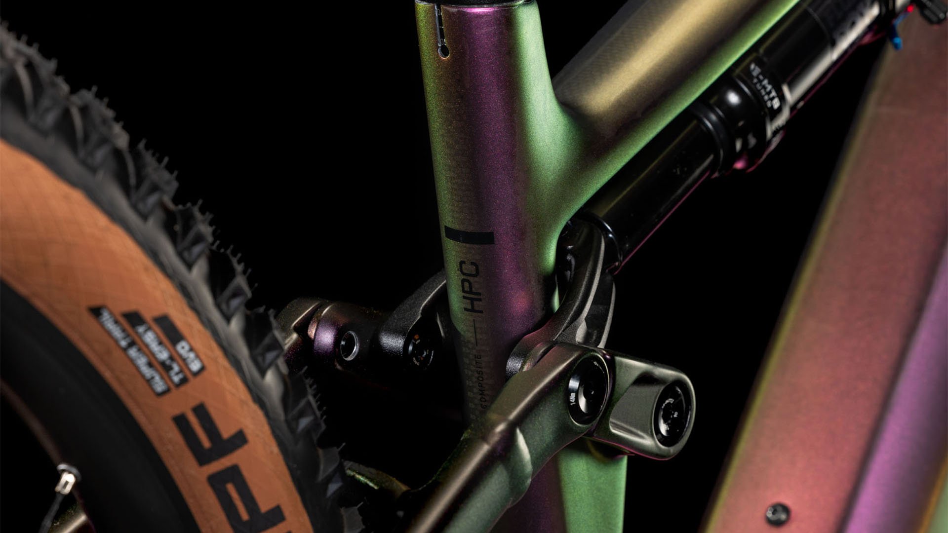 Fourche Fox 36 Float Rhythm 150 mm et roue avant Newmen 29 pouces Schwalbe Hans Dampf sur vtt électrique cube stereo one44 slx