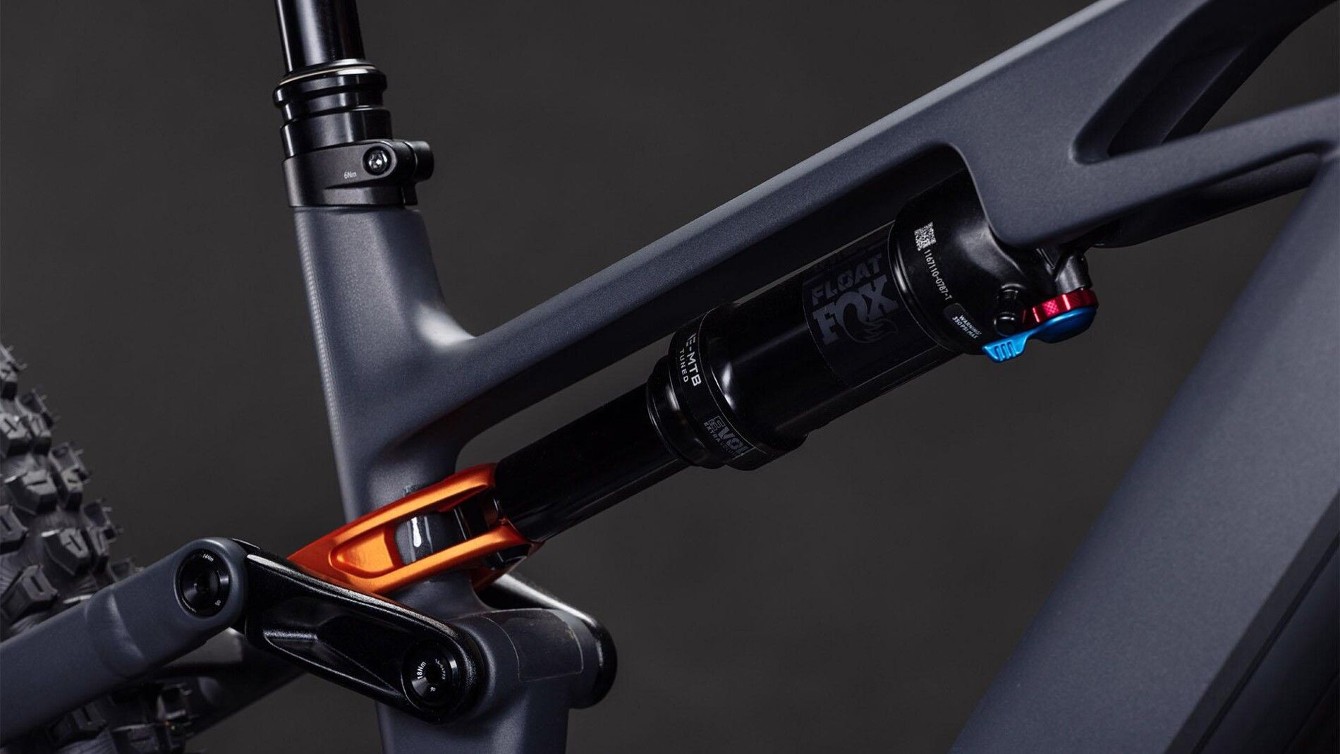 vtt électrique cube stereo hybrid one 44 hpc slx 800 amortisseur arrière