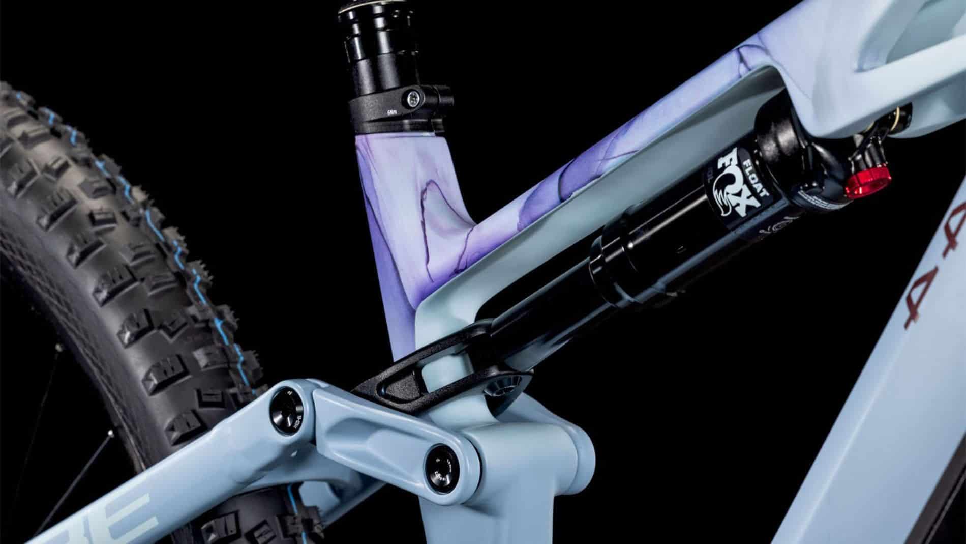 vtt électrique cube stereo hybrid one 44 race amortisseur arrière