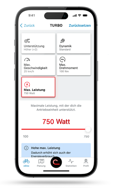 mise à jour bosch sur l'application ebike flow
