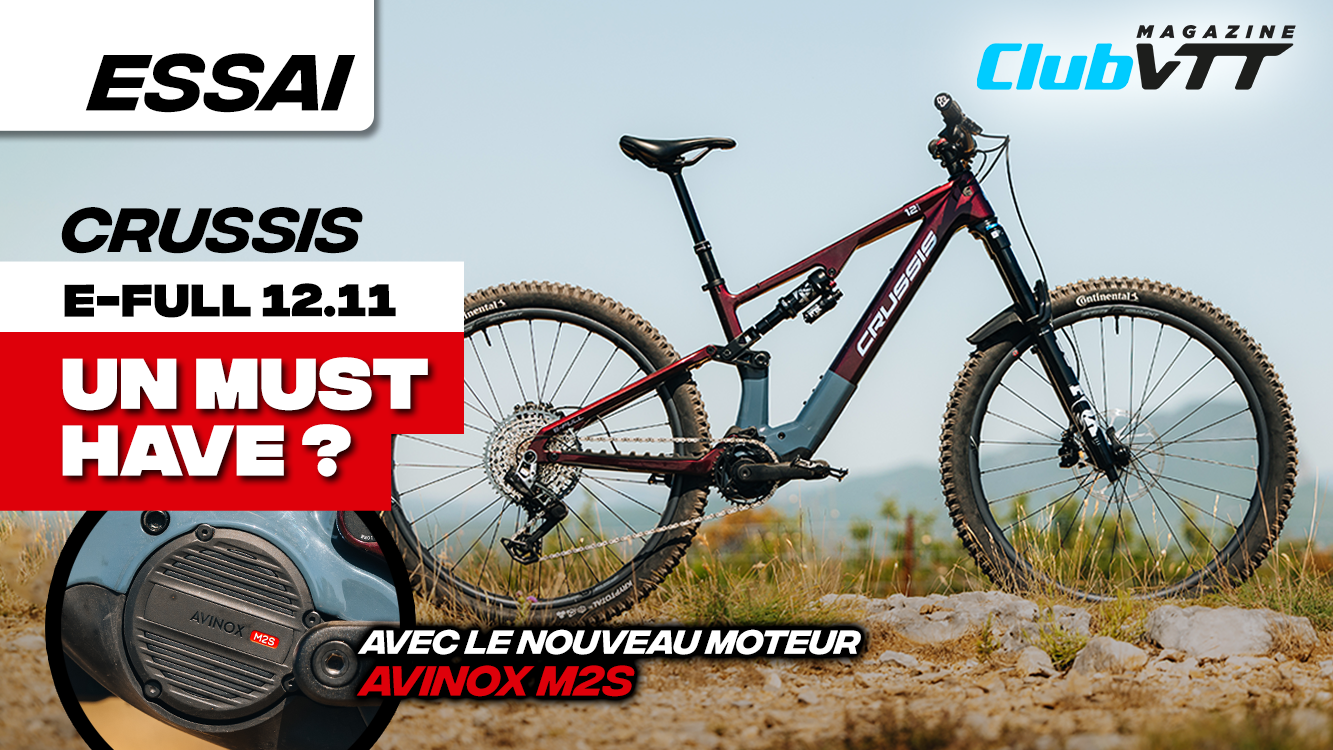 vtt électrique crussis e-full 12.11 avec moteur avinox m2s