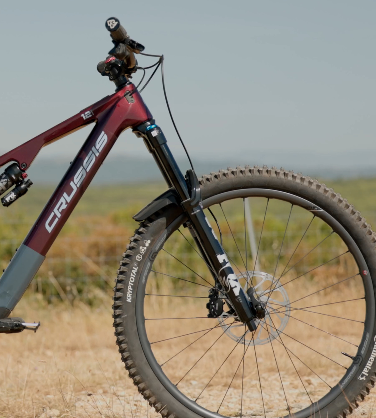fourche fox performance 36 sur vtt électrique crussis e-full 12.11