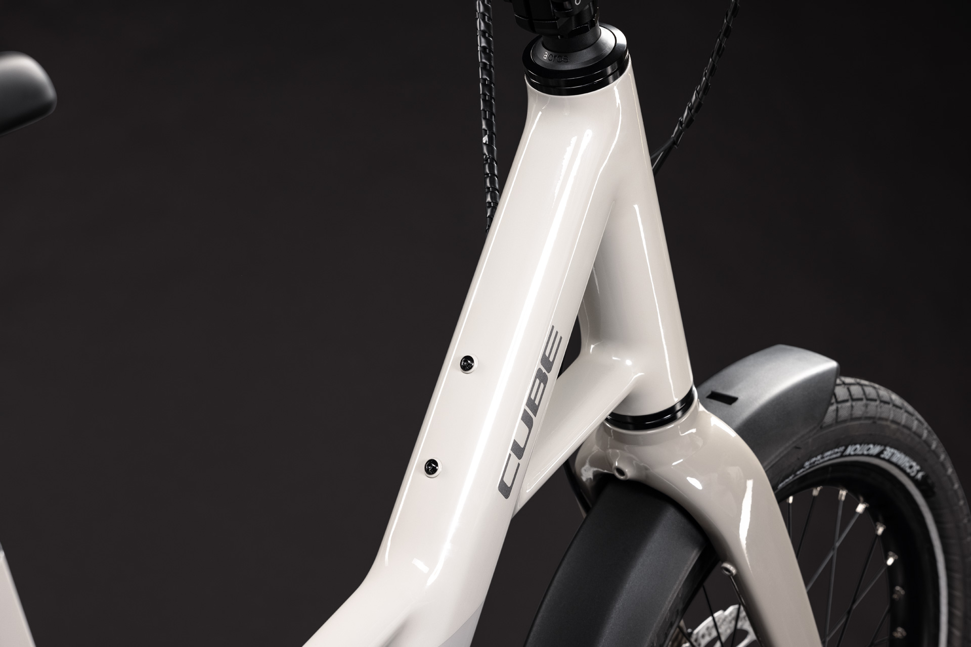 cadre du velo electrique cube compact hybrid 540