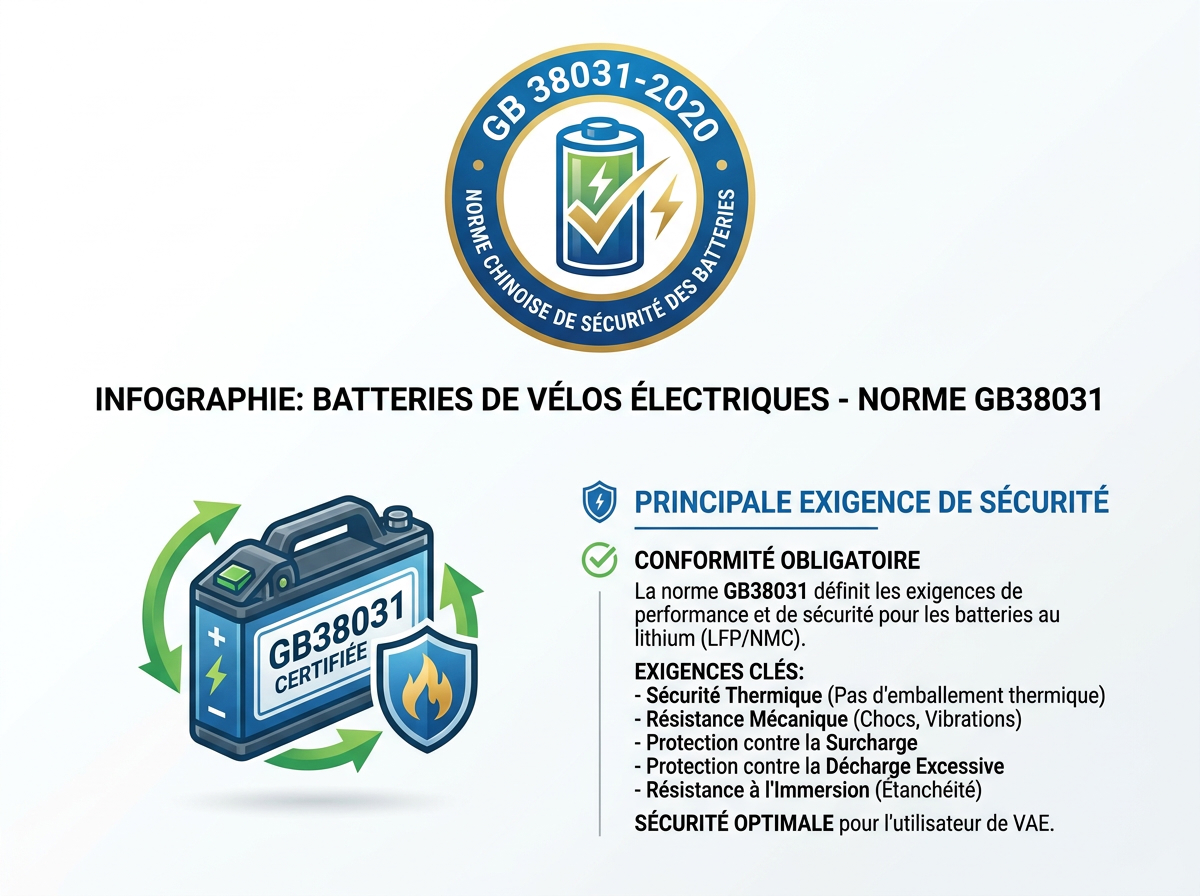 norme-GB-38031 norme des batteries de vélo électriques 2026