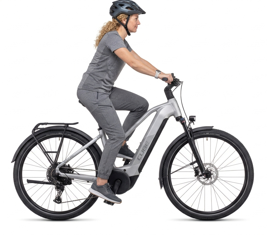 réglage position vélo électrique pour femme